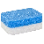 Polijstblok Blauw-Wit